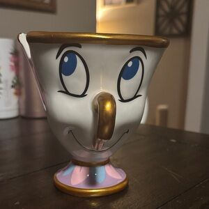 Gold and White Character Mug